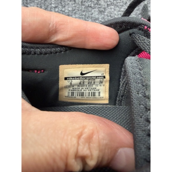 Nike Pink Running Shoes Women's US 9 EU 40.5 Lightweight Athletic Sneakers - Picture 3 of 5